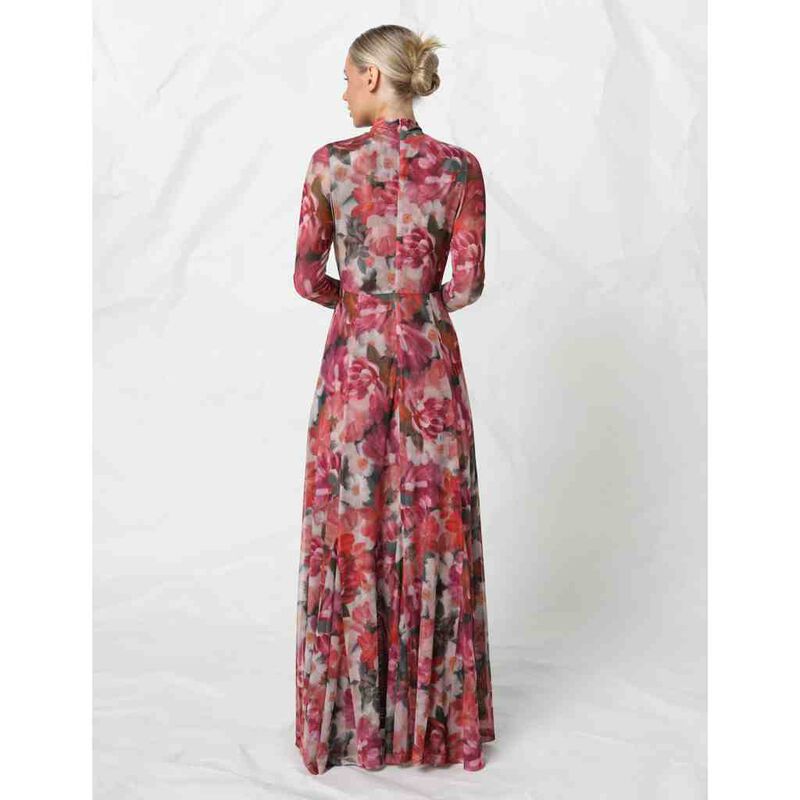 KACHEL Savannah Mesh Maxi Dress image number 1